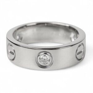 CARTIER White Gold Diamond Love Ring